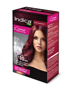 Indica Crème Hair Color Burgundy, 80ml