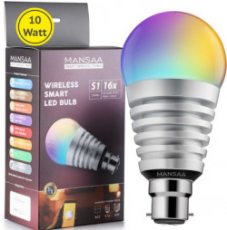 Mansaa S1 16x WiFi B22 10W Multi Color Smart LED Bulb Smart Bulb