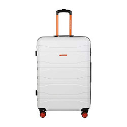 United Colors of Benetton Polycarbonate 76.5 cms White Hardsided Check-in Luggage (0IP6MP28HL09I)