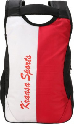 Kraasa Sports Waterproof School Bag(White, 25 L)