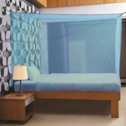 Flipkart SmartBuy Single Bed Box Mosquito Net(Blue)