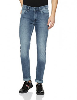 Lee Men's Skinny Fit Jeans (L30521248147036033_Acid Washed Blue)