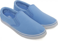 Peter England PE Slip On Sneakers For Men(Blue)