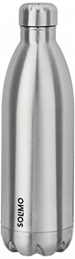Amazon Brand - Solimo Double Walled Insulated Stainless Steel Flask (500 ml)
