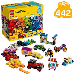 LEGO Classic Bricks on a Roll  Building Blocks for Kids (442 pcs) 10715 (Multi Color)