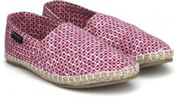 Chemistry Printed Canvas Espadrilles For Women(Pink)