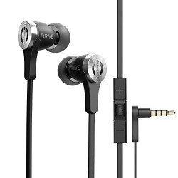 MuveAcoustics Drive MA-1000SB Wired in-Ear Headphones with Mic (Steel Black)