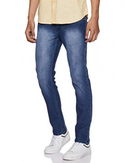 Newport University Men's Slim Fit Jeans (NUJN1002A Blue Light wash_32)