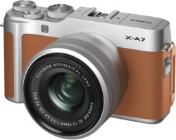 Fujifilm X Series X-A7 Mirrorless Camera Body With 15-45 mm Lens(Brown, Silver)