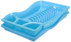 Princeware Penta Dish Drainer with Tray Available in Blue Colour