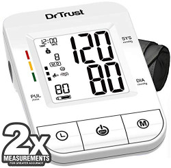 Dr Trust (USA) Fully Automatic Icheck Digital Blood Pressure BP Monitor Machine with Mdi Technology (White)