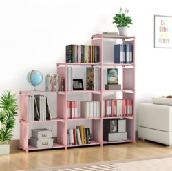 Flipkart Perfect Homes Studio Metal Open Book Shelf(Finish Color - Printed Pink)