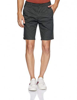 Jockey Men's Straight Fit Shorts (1203_Forest Green_Large)