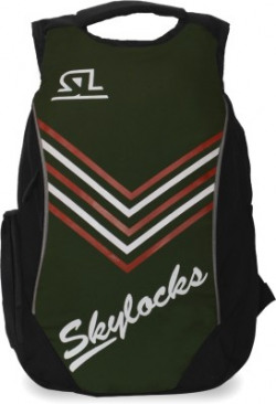 Skylocks Stylish bag Waterproof Backpack(Green, 12 L)
