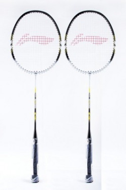 Li-Ning XP 808, Pack of 2 Black Strung Badminton Racquet(Pack of: 2, 94 g)