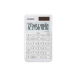 Casio SL-1000SC-WE Portable Calculator (White)