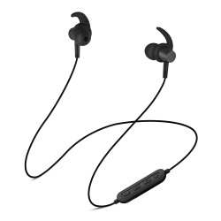 Soundlogic Play Voice Assistant in-Ear Sports Earbuds Bluetooth Wireless Earphone with Deep Bass and Hands-Free Calling inbuilt Mic Headphone with Long Battery Life (Black)
