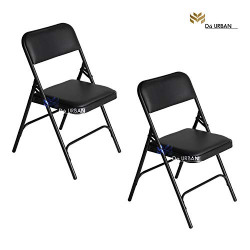 Da URBAN Folding Chair (Black) (Set of 2)