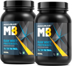 MuscleBlaze 2Raw Whey Protein(1 kg, Unflavored)
