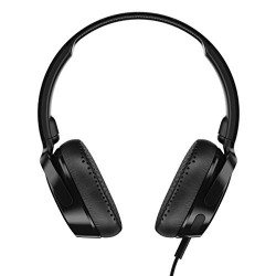 Skullcandy Riff Wired On-Ear Headphone with Mic (Black)