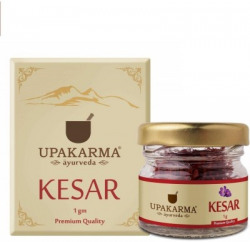 UPAKARMA Pure & Natural kesar- Saffron 1 Gram (pack of 1)(1 g)