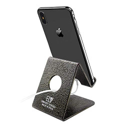 Elv PS-3 4mm Thickness Aluminium Stand for Cellphones and Tablets (Golden Grain)