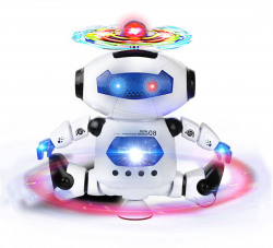 Webby Dancing Robot with 3D Lights and Music (Multi-Color)