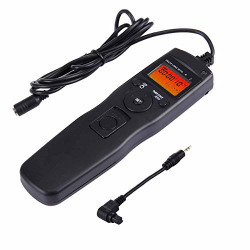 RGBS LCD Timer Shutter Release Time Lapse Intervalometer Remote Control for Canon EOS 7D, 1D, 1DS, 5D, 5Ds R, 5D II, 5D III, 5D Mark III II, 6D, 50D, 40D, 30D, 20D, 10D Digital DSLR Camera