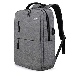 Veyiina Nero 15.6 inch 36L Casual Laptop Backpack/Office Bag/School Bag/College Bag/Business Bag/Unisex Travel Backpack(Grey)