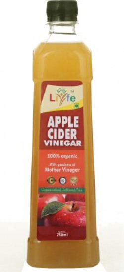 LIYFE Organic Apple Cider Vinegar with Mother of Vinegar for Weight Loss Vinegar 750ml Vinegar(750 ml)