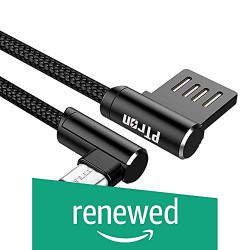 (Renewed) PTron Solero Micro USB Cable 2.1A Fast Charging Cable 1.2 Meter Long USB Cable - (Black)