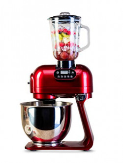 Hafele Klara - The Kitchen Machine Multifunctional Blender with 5.5L Mixing Bowl, 3 Mixing Attachments, 1.2 Litre Blender, Vegetable Slicer (3 Attachments), Optional Meat Mincer Attachment - 1000 Watt