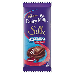 Cadbury Dairy Milk Silk Oreo Red Velvet, 2 x 130 g