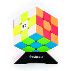 Cubelelo QiYi Warrior 3x3 Stickerless Magic Speed Cube 3x3x3 Puzzle