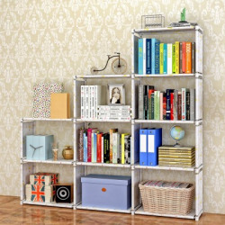 FurnCentral Metal Open Book Shelf(Finish Color - Snoopy)