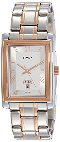 Timex Analog Silver Dial Men's Watch - TW000G720