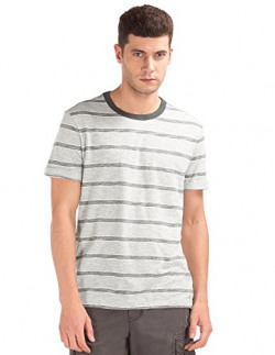 GAP Men's T-Shirt (145404300025_52305824103_M_Grey Stripe)