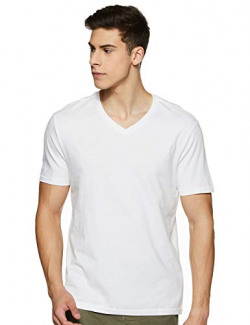 GAP Men's Short Sleeve Essential V Neck Tee (121768400007_76863894300_XS_Optic White)