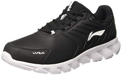 Li-Ning Men's Black/Basic White Running Shoes-9 UK/India (43 2/3 EU) (ARHM023)
