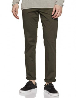Indigo Nation Men's Slim Fit Casual Trousers (OIGST-ITO-0012140_30_Green