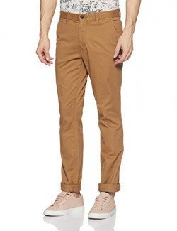 GAP Men's Skinny Fit Cotton Casual Trousers (64744578200_Maple Sugar_36W x 30L)