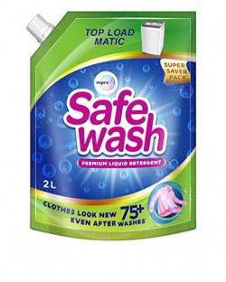 Safewash Matic Top Load Liquid Detergent by Wipro, 2L