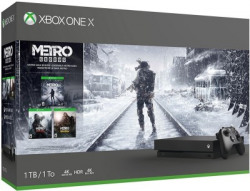 Microsoft Xbox One X 1 TB with Metro Exodus, Metro 2033 Redux and Metro: Last Light Redux(Black)
