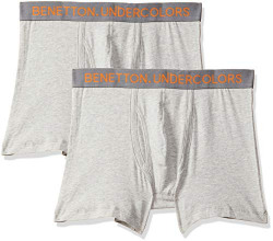 United Colors of Benetton Men's Solid Brief (Pack of 2) @ 239 & 300