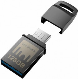 Strontium Nitro OTG USB 3.1 128 GB Pen Drive(Grey)