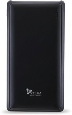 Syska 20000 mAh Power Bank (Fast Charging, 10 W)(Black, Lithium Polymer)