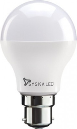 Syska Led Lights 9 W Standard B22 LED Bulb(White)