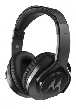 Motorola Pulse 3 Max Over Ear Wired Headphones with Alexa (Black)