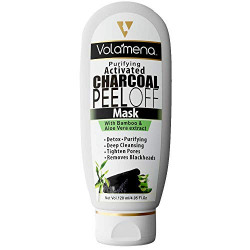 VOLAMENA WITH DEVICE Activated Charcoal Peel Off Mask with Bamboo and Aloe Vera Extract 120 ml