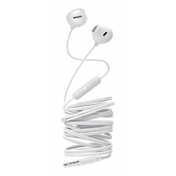 Philips SHE2305WT/00 Upbeat inear Earphone with Mic (White)